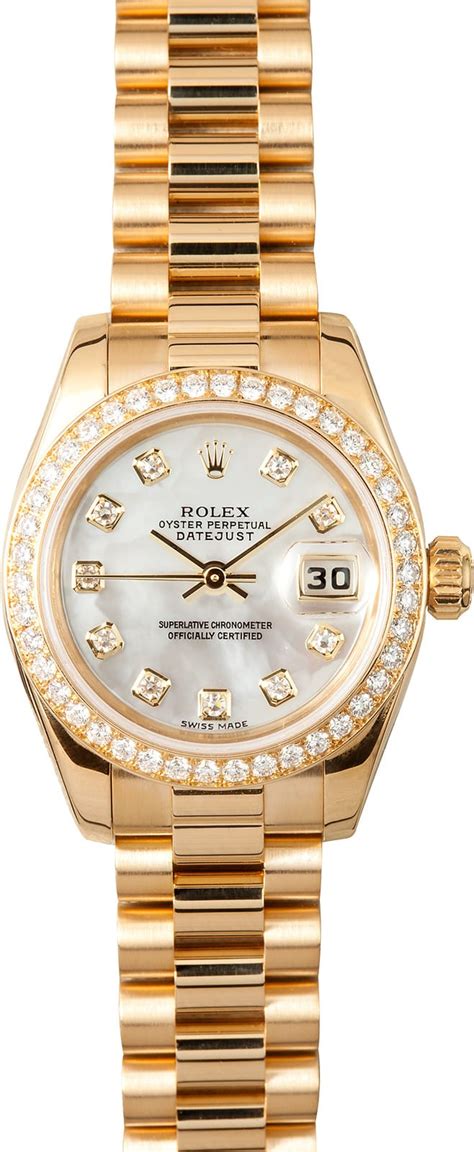 ladies gold rolex bracelet watch|ladies Rolex watches goldsmiths.